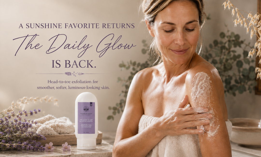 Exfoliate. Hydrate. Glow—from Head to Toe.