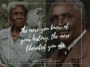 The more you know of your history... Black History Month