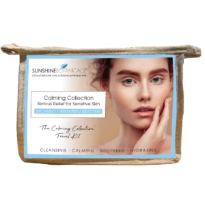Calming Collection bag Skincare by Sunshine Botanicals