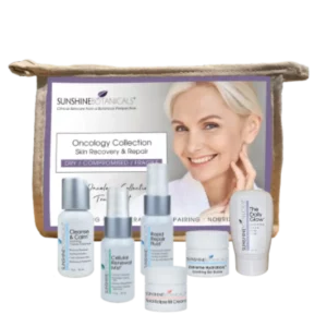 The Oncology Skincare Collection with products
