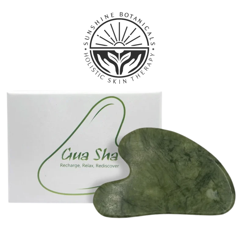 Jade Gua Sha Stone | Sunshine Botanicals